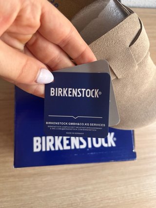 Zuecos Birkenstock Boston Taupe Talla 38