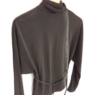 ZARA Maglia da sera Nera Collo Alto  S - SMALL