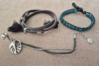 Lote 3 pulseras marca Dayaday