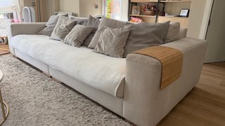 Sofá 4-5 plazas moderno beige