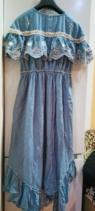 Vestido Boho Largo Bordado
