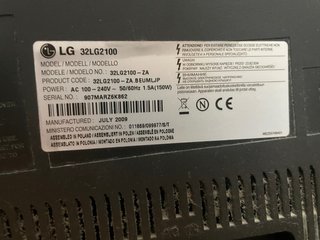 Televisión LG 32” Negra