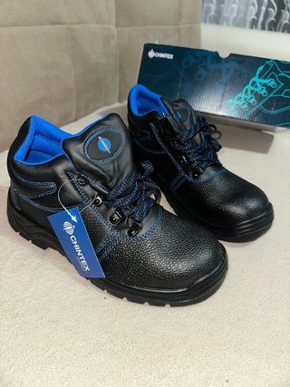 Botas de seguridad CHINTEX negras y azules