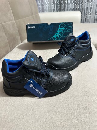Botas de seguridad CHINTEX negras y azules