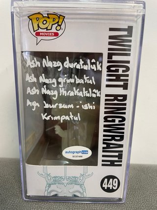 Lote 9 Funko Pop El Señor de los Anillos Firmados