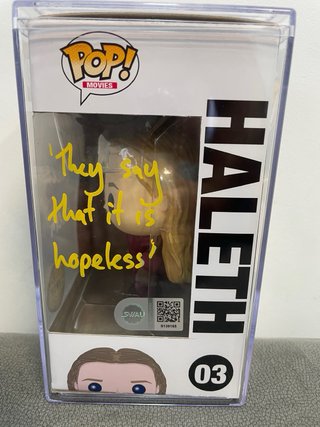 Lote 9 Funko Pop El Señor de los Anillos Firmados