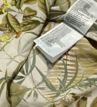 Blusa H&M Estampado Tropical Talla M