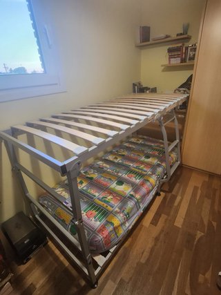 Litera Plegable Metálica 90x200cm-muy bien estado