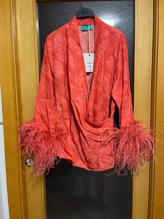 Blusa y pantalón Marisa Bereson + Zara Colección