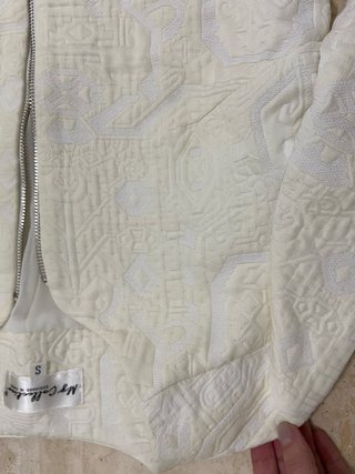 Chaqueta Crema Texturizada Talla S