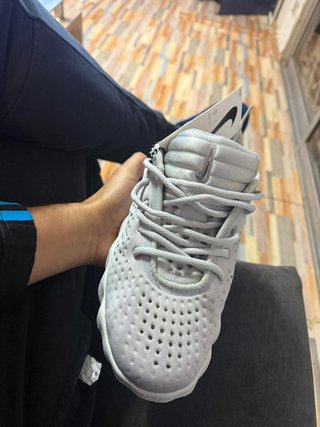 Tenis Nike Gris Naranja
