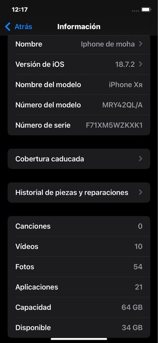 iPhone XR Negro