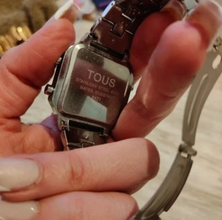 Reloj Tous mujer plateado + reloj regalo