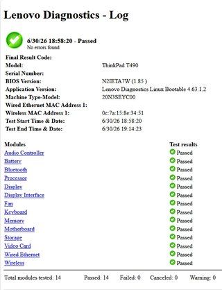 Lenovo ThinkPad T490 i7/32GB/1TB SSD Win11 Pro
