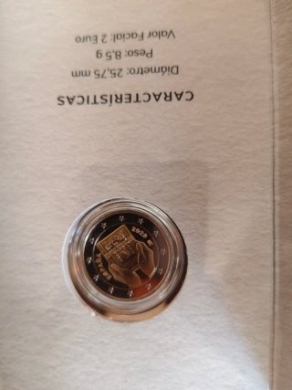 2x 2€ Proof Spagna 2026 Poblet + Art 49