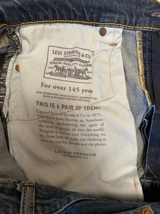 Levi's 412 Slim Fit Shorts Hombre Talla 30