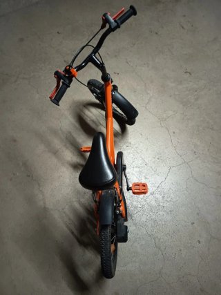 Bicicleta infantil 16 naranja