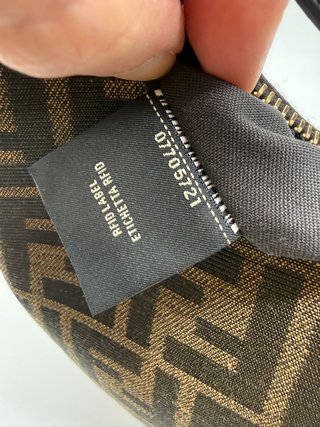 Bolso Fendi Fendigraphy Marrón y Negro