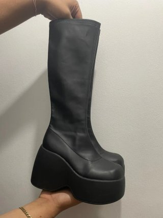Botas negras plataforma altas