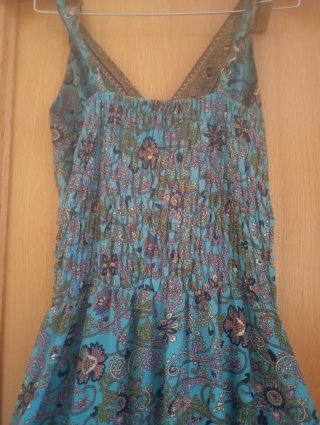 Vestido largo Boho Chuc asimétrico TU da hasta L