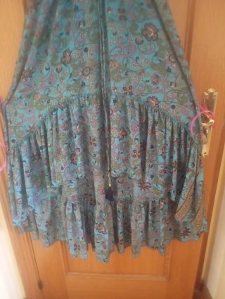 Vestido largo Boho Chuc asimétrico TU da hasta L