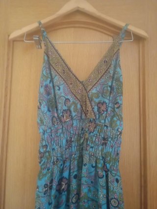 Vestido largo Boho Chuc asimétrico TU da hasta L