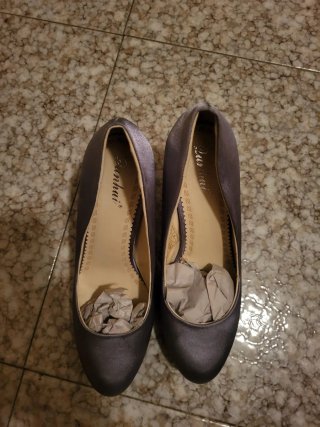 Tacones Dunhui Mujer Grises/Plateados