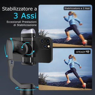 - Hohem estabilizador móvil gimbal portátil