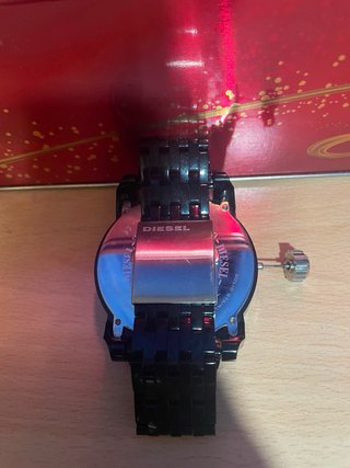 2x Relojes Fossil y Diesel Negro