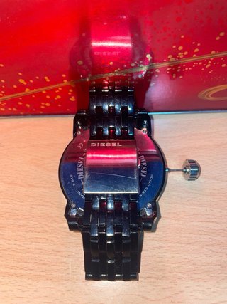 2x Relojes Fossil y Diesel Negro