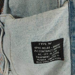 Giacca Jeans AVIREX Vintage 1970  M - Medium