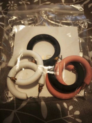 Set 3 Pendientes Aro Colores