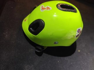 Casco bici infantil verde