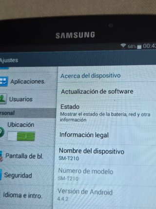 Samsung Galaxy Tab 3 (SM-T210) "7 Pulgadas"