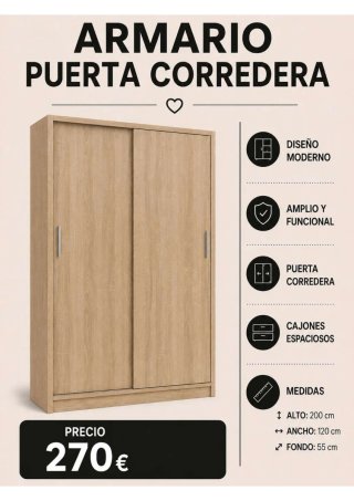 Guardaroba Bianco con Porte Scorrevoli