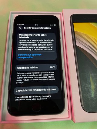 iPhone SE 2da Gen Negro (Vendo o Cambio)