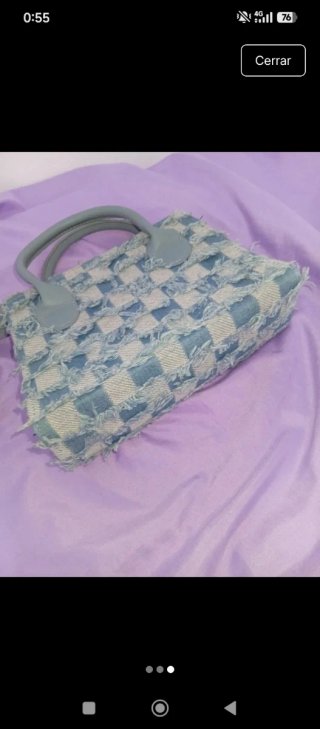 Bolso de mano tejido