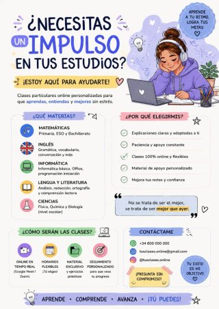Clases particulares de primaria y infantil