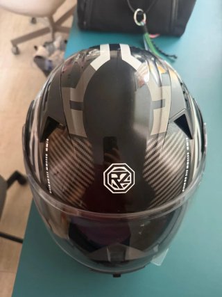 Casco Moto Rz Negro Talla M