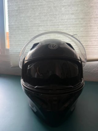 Casco Moto Rz Negro Talla M