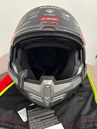 Casco Modular LS2 Advant Gris Mate XL