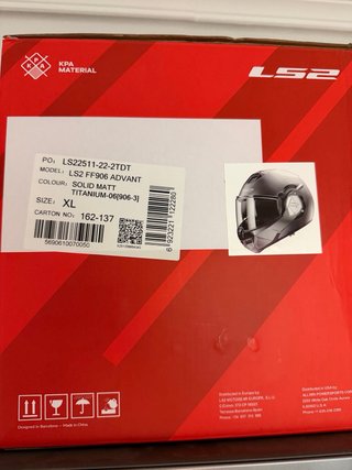 Casco Modular LS2 Advant Gris Mate XL