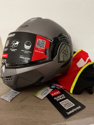 Casco Modular LS2 Advant Gris Mate XL