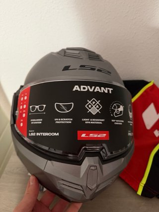 Casco Modular LS2 Advant Gris Mate XL
