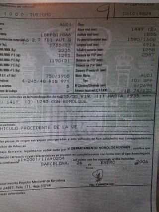Audi A6 2.7 TDI V6 QUATTRO