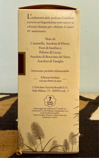 L'Erbolario Dolcelisir Profumo Anniversary