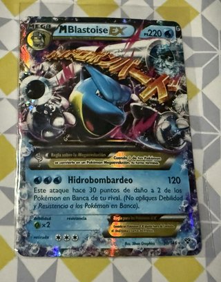 M Blastoise EX Carta Pokémon JCC