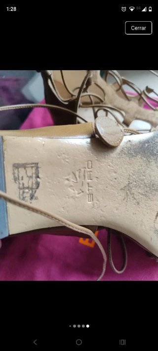 Sandali Etro Beige/Marrone in Pelle Taglia 38