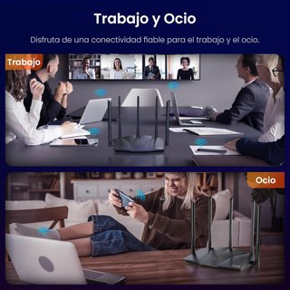 Router WiFi 6 Banda Dual Tenda RX12 Pro