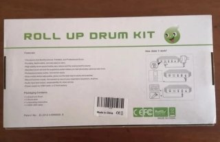 Bateria Roll Up Drum Kit